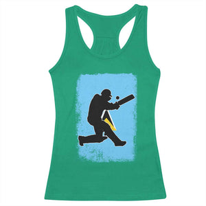 Saint Lucia Cricket Racerback Tank Top Retro Vintage Sport Saint Lucian Flag West Indies Cricket Fan TS10 Irish Green Print Your Wear