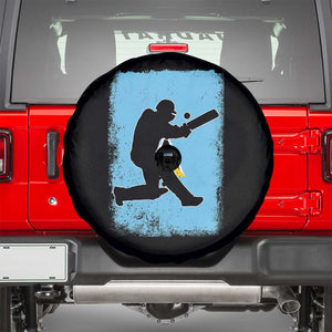 Saint Lucia Cricket Spare Tire Cover Retro Vintage Sport Saint Lucian Flag West Indies Cricket Fan TS10 Black Print Your Wear