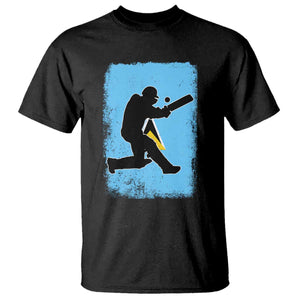 Saint Lucia Cricket T Shirt Retro Vintage Sport Saint Lucian Flag West Indies Cricket Fan TS10 Black Print Your Wear