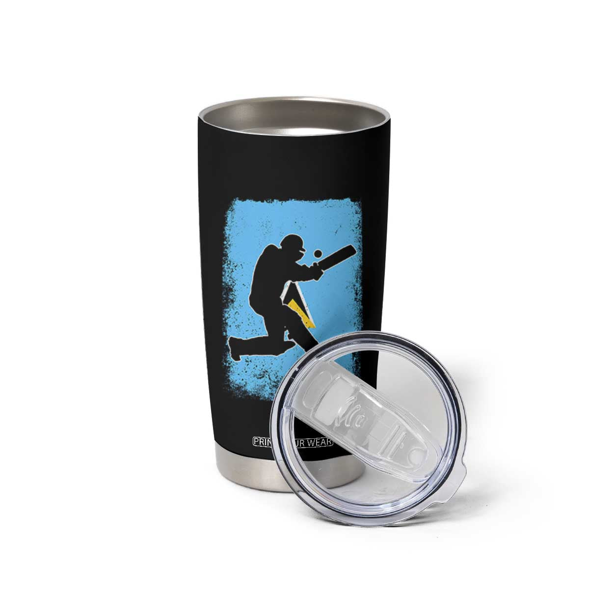 Saint Lucia Cricket Tumbler Cup Retro Vintage Sport Saint Lucian Flag West Indies Cricket Fan TS10 Print Your Wear