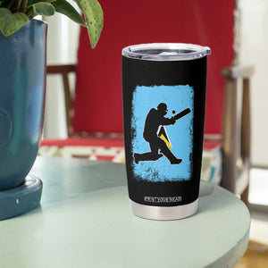 Saint Lucia Cricket Tumbler Cup Retro Vintage Sport Saint Lucian Flag West Indies Cricket Fan TS10 Print Your Wear
