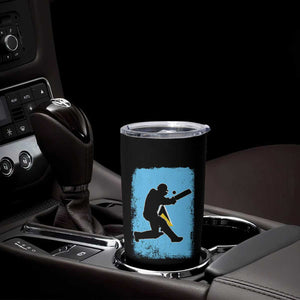 Saint Lucia Cricket Tumbler Cup Retro Vintage Sport Saint Lucian Flag West Indies Cricket Fan TS10 Print Your Wear