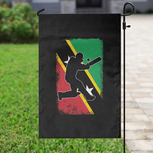 Saint Kitts and Nevis Cricket Garden Flag Retro Vintage Sport Kittitian Flag West Indies Cricket Fan TS10 Print Your Wear