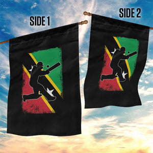 Saint Kitts and Nevis Cricket Garden Flag Retro Vintage Sport Kittitian Flag West Indies Cricket Fan TS10 Print Your Wear