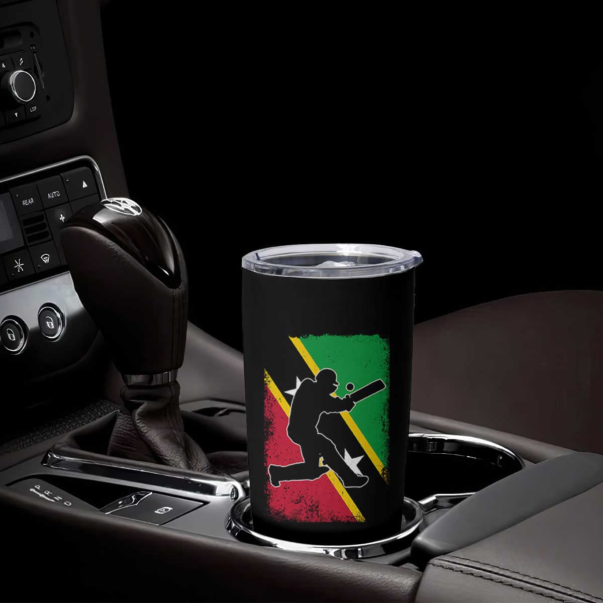 Saint Kitts and Nevis Cricket Tumbler Cup Retro Vintage Sport Kittitian Flag West Indies Cricket Fan TS10 Print Your Wear