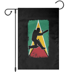 Guyana Cricket Garden Flag Retro Vintage Sport Guyanese Flag West Indies Cricket Fan TS10 Black Print Your Wear