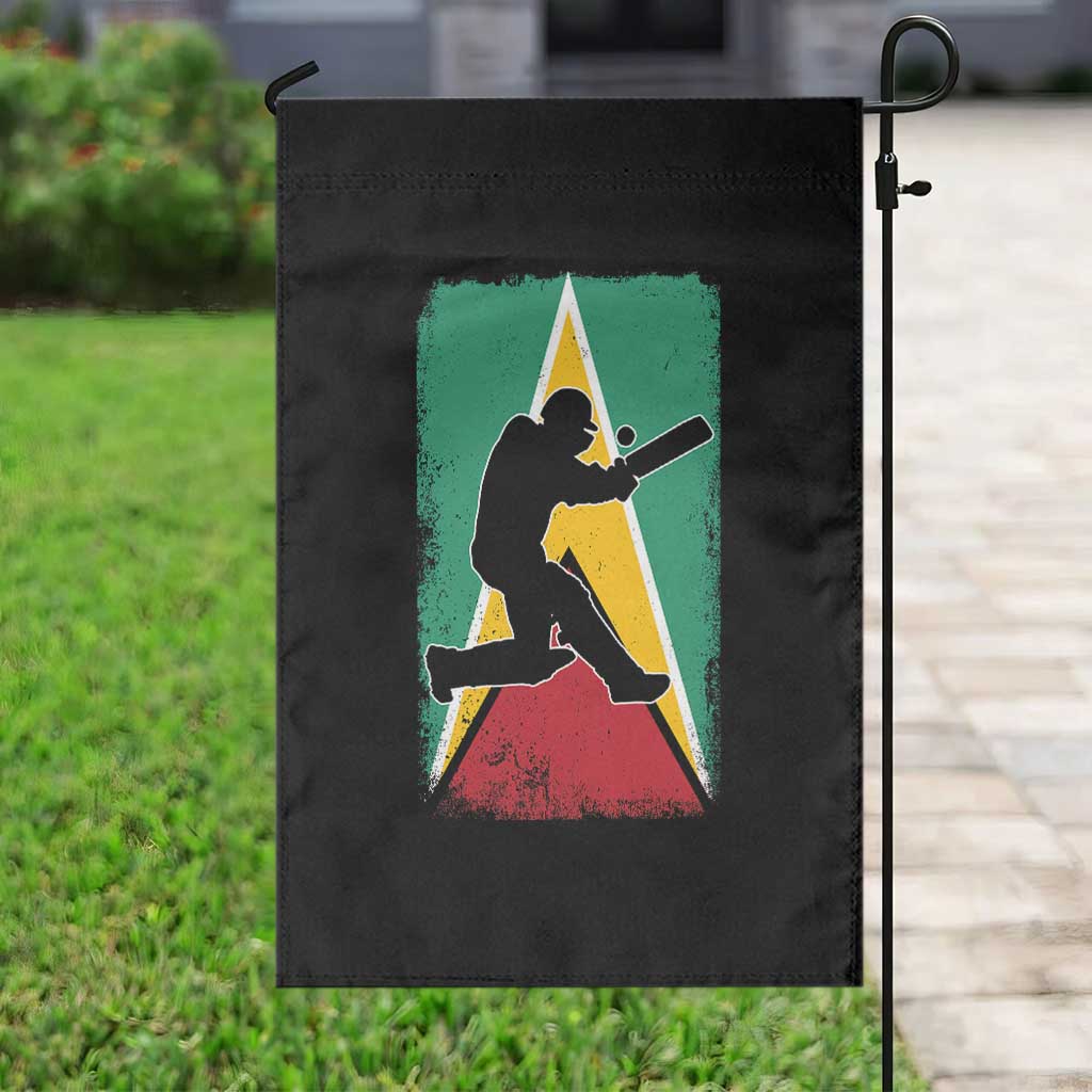 Guyana Cricket Garden Flag Retro Vintage Sport Guyanese Flag West Indies Cricket Fan TS10 Print Your Wear