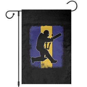Barbados Cricket Garden Flag Retro Vintage Sport Bajan Flag West Indies Cricket Fan TS10 Black Print Your Wear