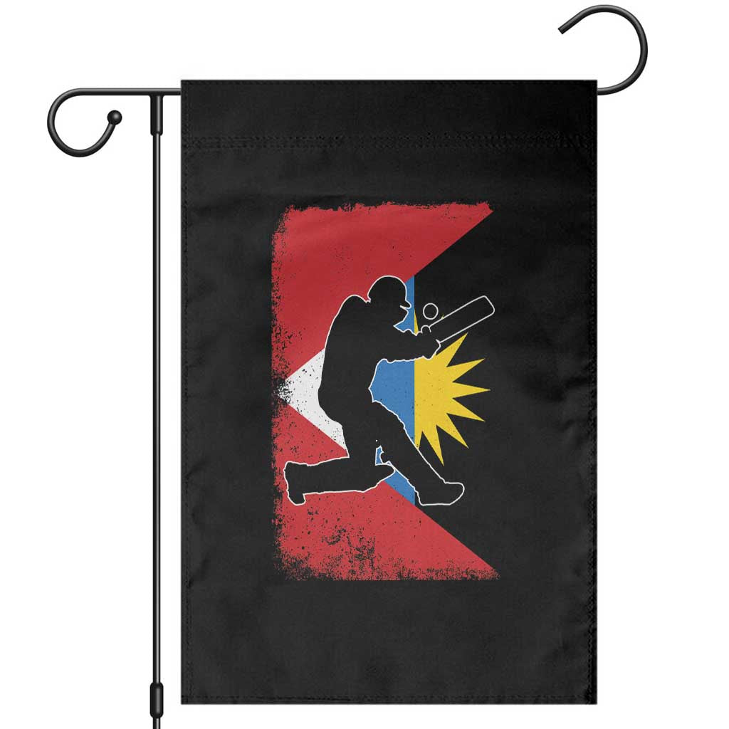 Antigua and Barbuda Cricket Garden Flag Retro Vintage Sport Antiguan Flag West Indies Cricket Fan TS10 Black Print Your Wear
