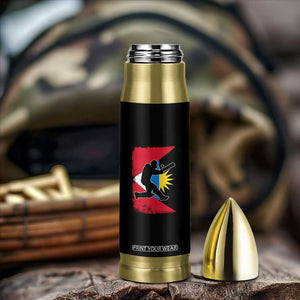 Antigua and Barbuda Cricket Bullet Tumbler Retro Vintage Sport Antiguan Flag West Indies Cricket Fan TS10 Print Your Wear