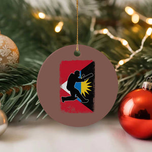 Antigua and Barbuda Cricket Ceramic Ornament Retro Vintage Sport Antiguan Flag West Indies Cricket Fan TS10 1pc Mocha Print Your Wear