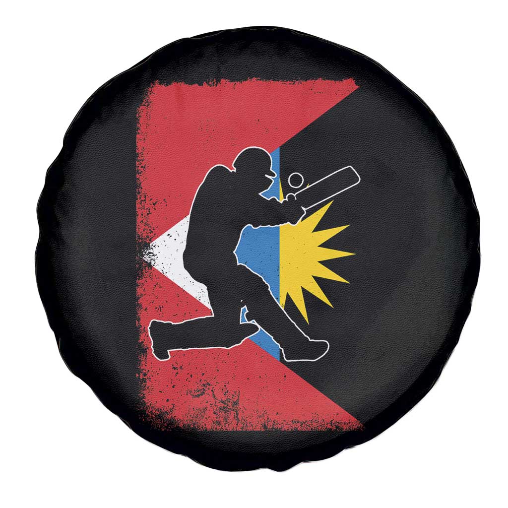 Antigua and Barbuda Cricket Spare Tire Cover Retro Vintage Sport Antiguan Flag West Indies Cricket Fan TS10 Print Your Wear