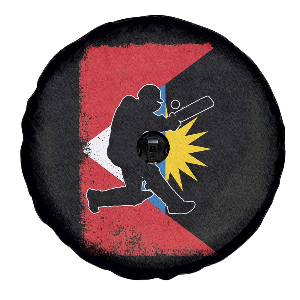Antigua and Barbuda Cricket Spare Tire Cover Retro Vintage Sport Antiguan Flag West Indies Cricket Fan TS10 Print Your Wear