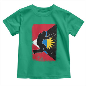 Antigua and Barbuda Cricket Toddler T Shirt Retro Vintage Sport Antiguan Flag West Indies Cricket Fan TS10 Irish Green Print Your Wear