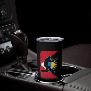 Antigua and Barbuda Cricket Tumbler Cup Retro Vintage Sport Antiguan Flag West Indies Cricket Fan TS10 Print Your Wear