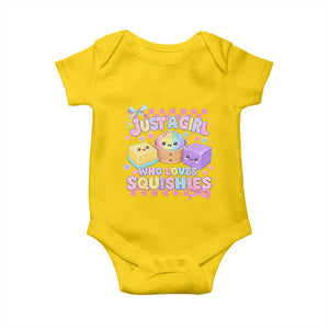 Just A Girl Who Loves Squishies Baby Onesie Cute Kawaii Dumpling Graphic Coquette Bow Girls