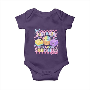 Just A Girl Who Loves Squishies Baby Onesie Cute Kawaii Dumpling Graphic Coquette Bow Girls