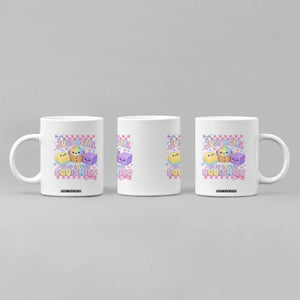 Just A Girl Who Loves Squishies Coffee Mug Cute Kawaii Dumpling Graphic Coquette Bow Girls