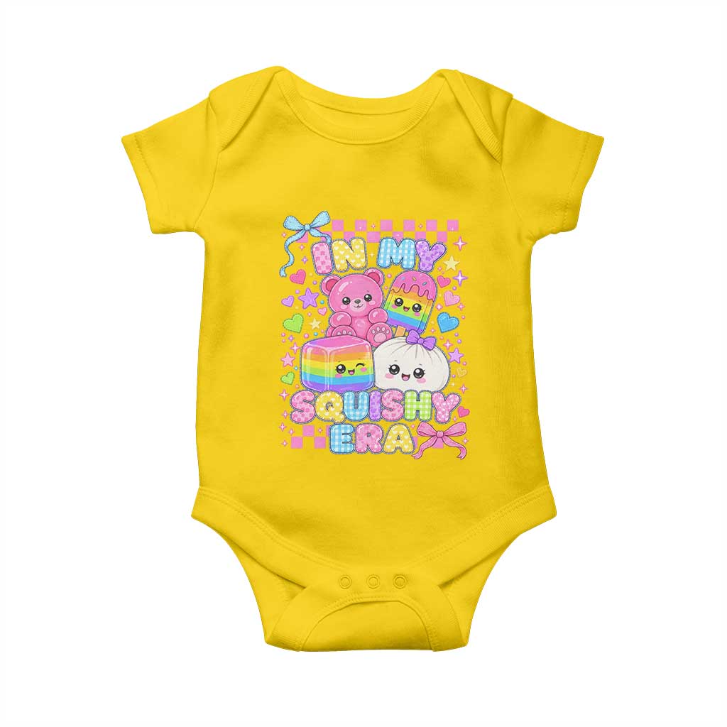 In My Squishy Era Baby Onesie Cute Kawaii Pastel Dumpling Graphic
