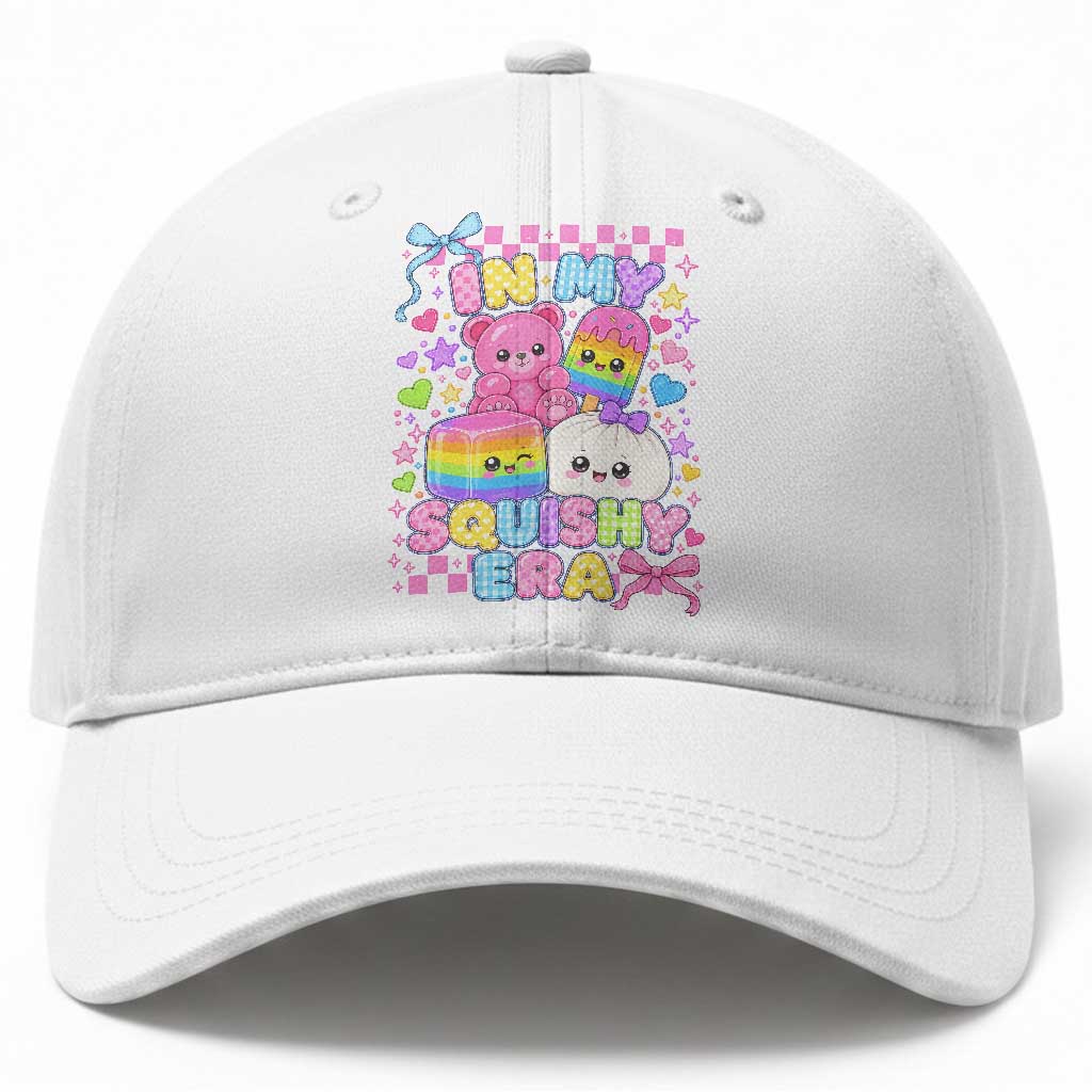 In My Squishy Era Baseball Cap Cute Kawaii Pastel Dumpling Graphic TS10 Print Your Wear