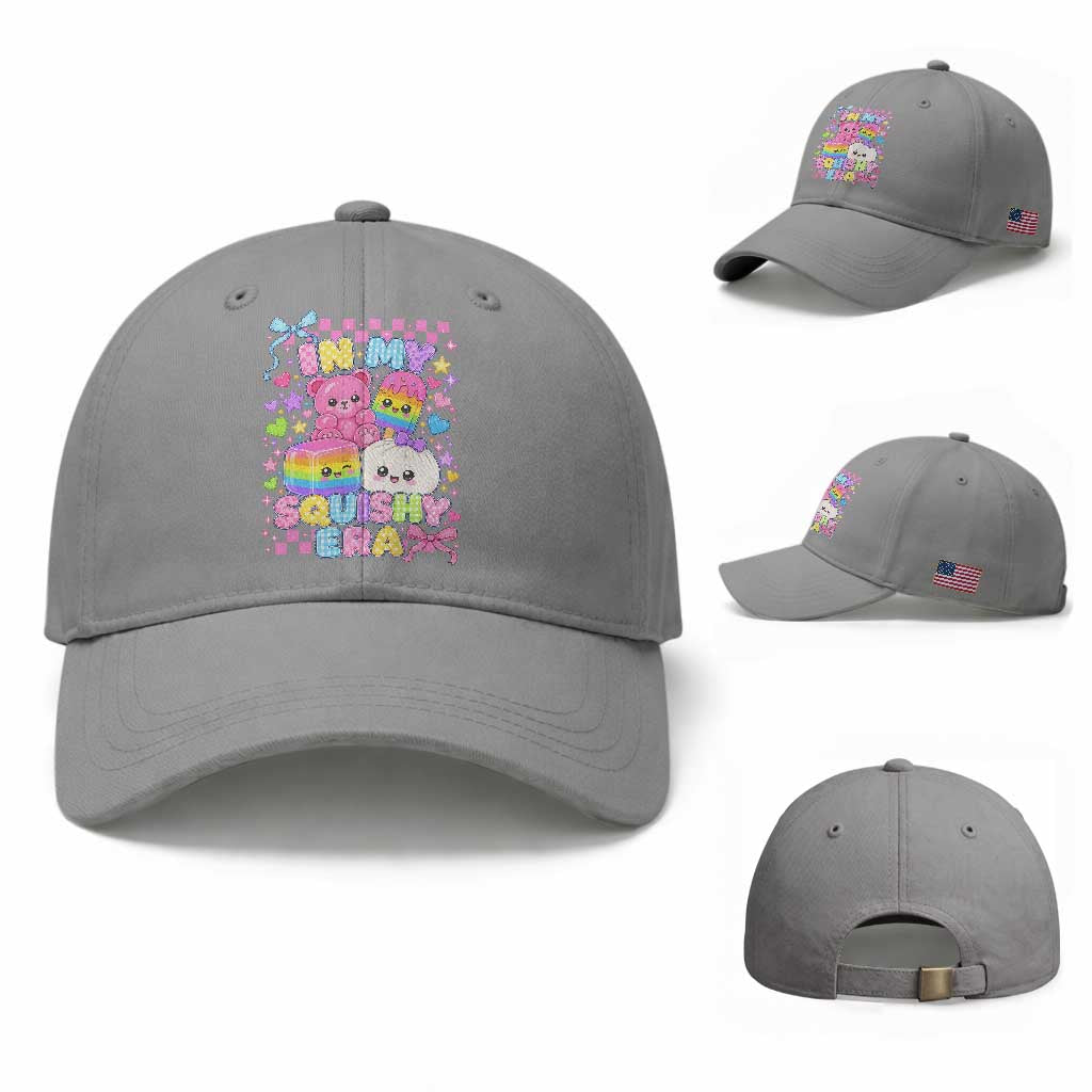 In My Squishy Era Baseball Cap Cute Kawaii Pastel Dumpling Graphic