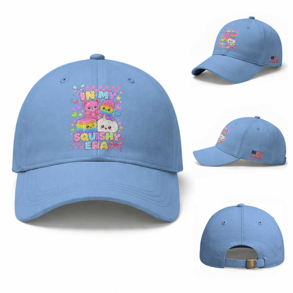 In My Squishy Era Baseball Cap Cute Kawaii Pastel Dumpling Graphic