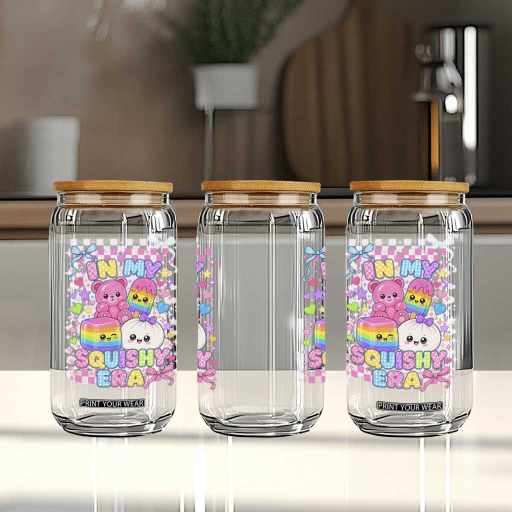 In My Squishy Era Glass Can Cute Kawaii Pastel Dumpling Graphic