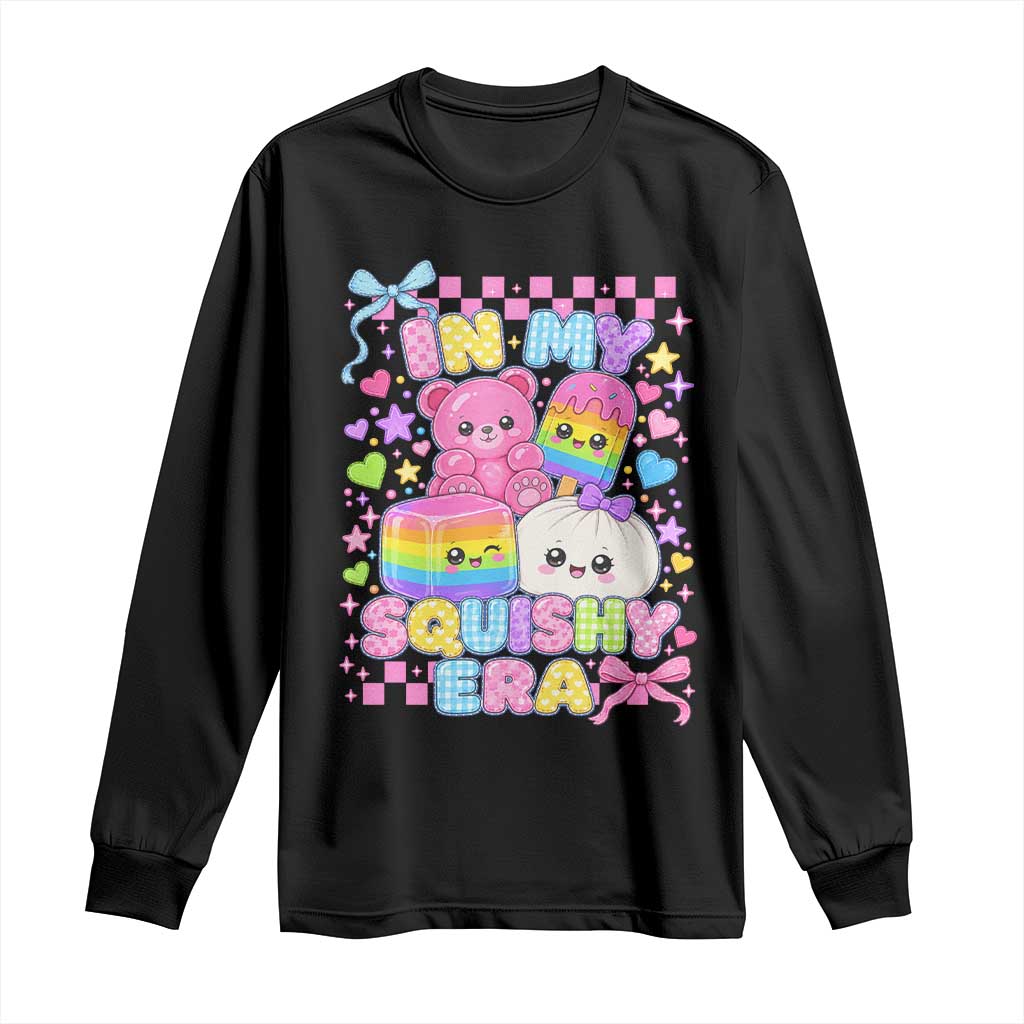 In My Squishy Era Long Sleeve Shirt Cute Kawaii Pastel Dumpling Graphic