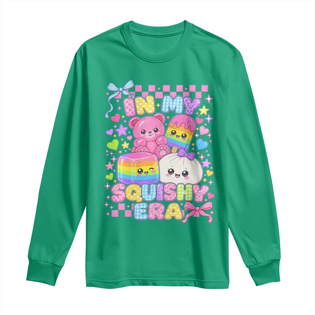 In My Squishy Era Long Sleeve Shirt Cute Kawaii Pastel Dumpling Graphic