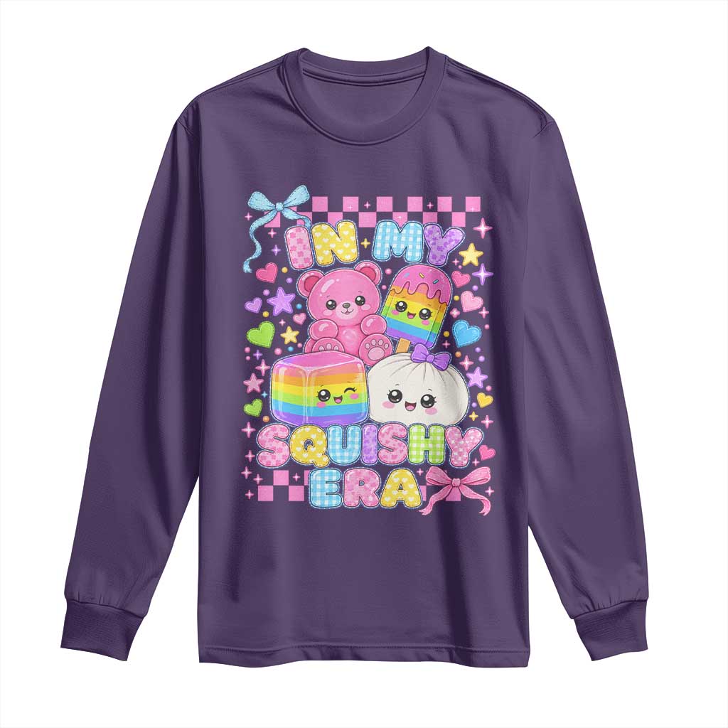 In My Squishy Era Long Sleeve Shirt Cute Kawaii Pastel Dumpling Graphic