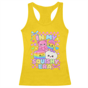 In My Squishy Era Racerback Tank Top Cute Kawaii Pastel Dumpling Graphic
