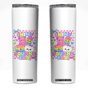 In My Squishy Era Skinny Tumbler Cute Kawaii Pastel Dumpling Graphic