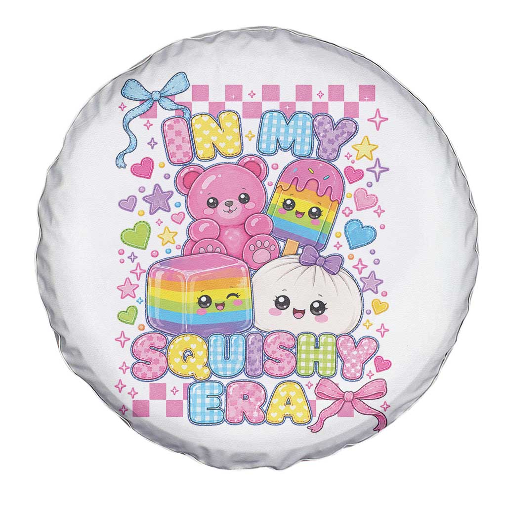 In My Squishy Era Spare Tire Cover Cute Kawaii Pastel Dumpling Graphic TS10 Print Your Wear