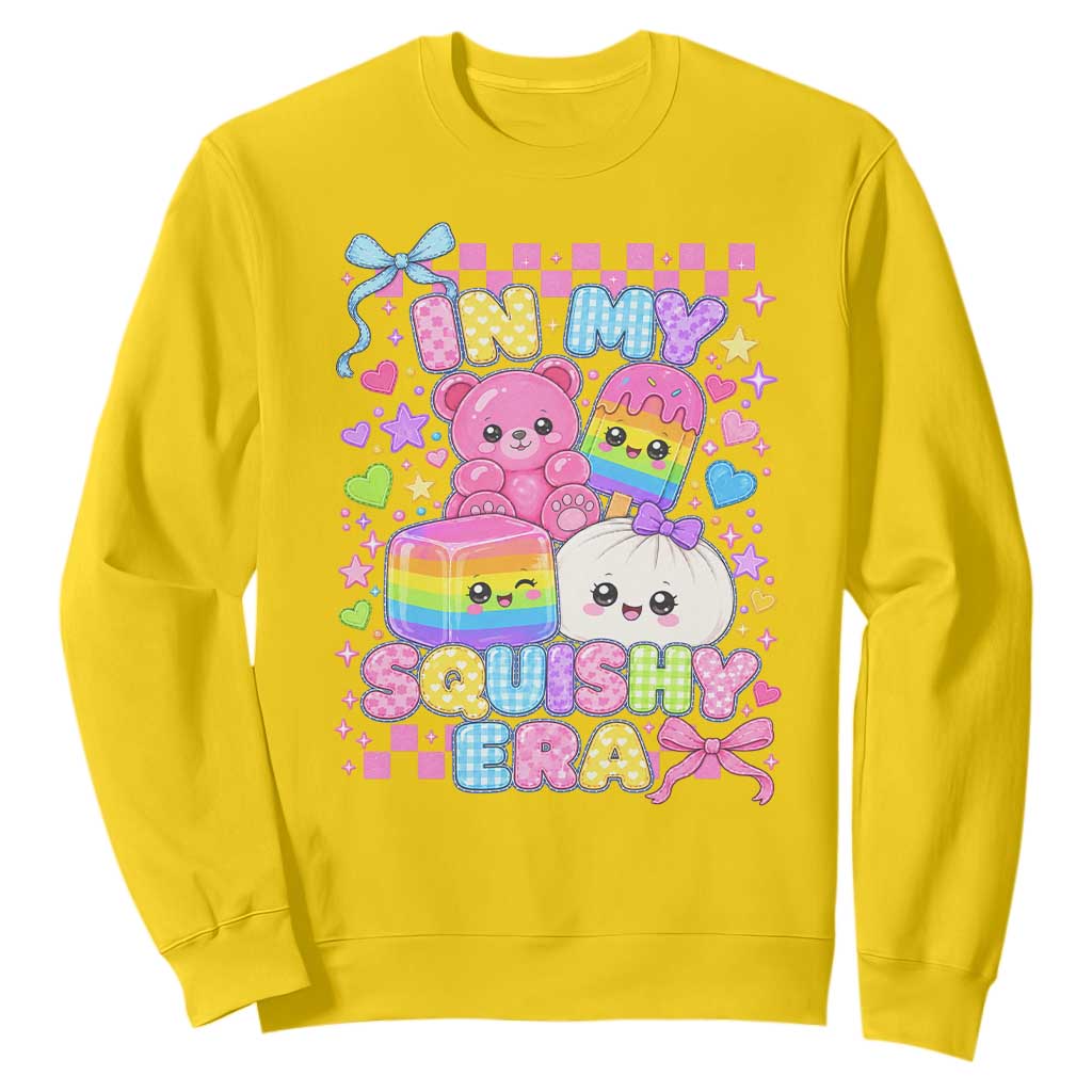 In My Squishy Era Sweatshirt Cute Kawaii Pastel Dumpling Graphic