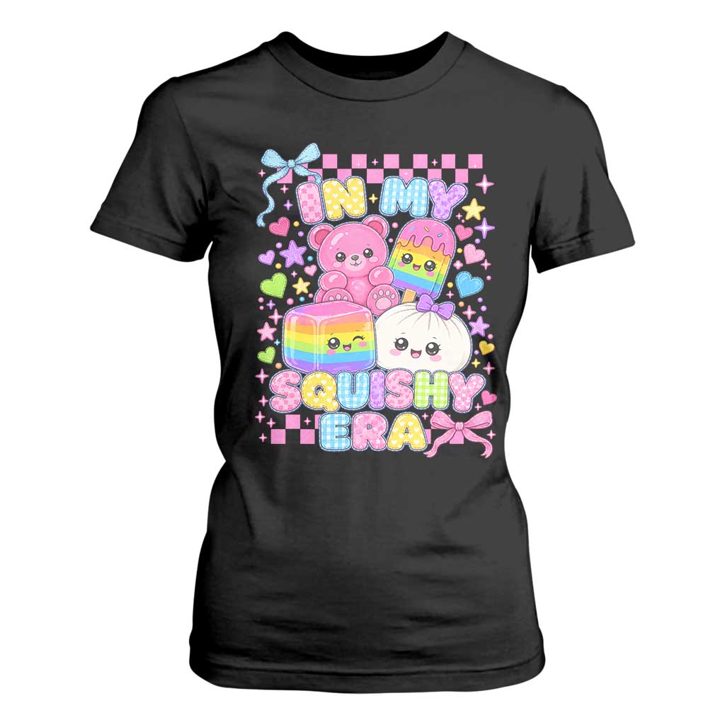 In My Squishy Era T Shirt For Women Cute Kawaii Pastel Dumpling Graphic