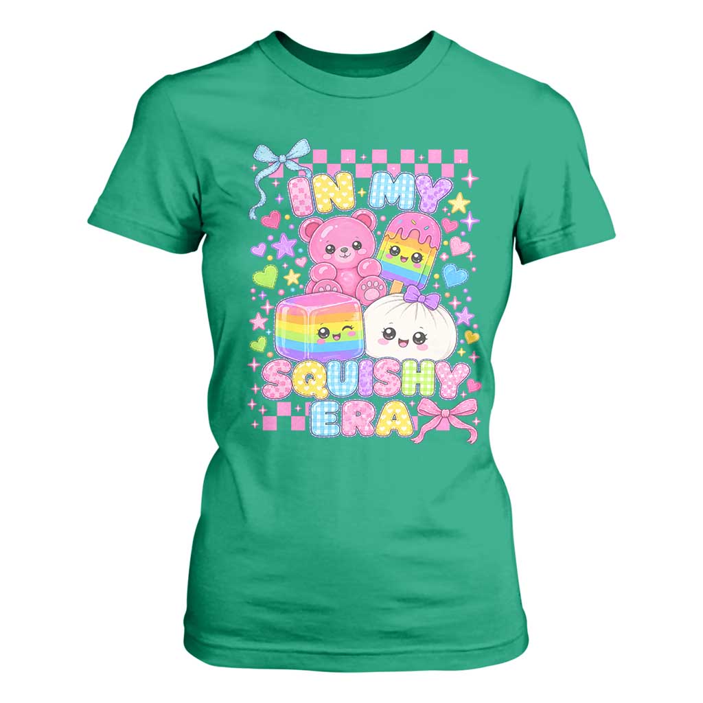 In My Squishy Era T Shirt For Women Cute Kawaii Pastel Dumpling Graphic