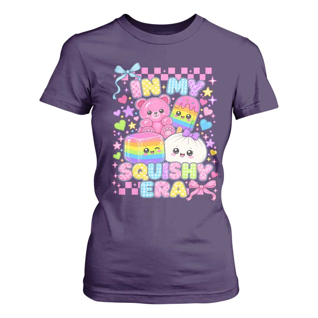 In My Squishy Era T Shirt For Women Cute Kawaii Pastel Dumpling Graphic