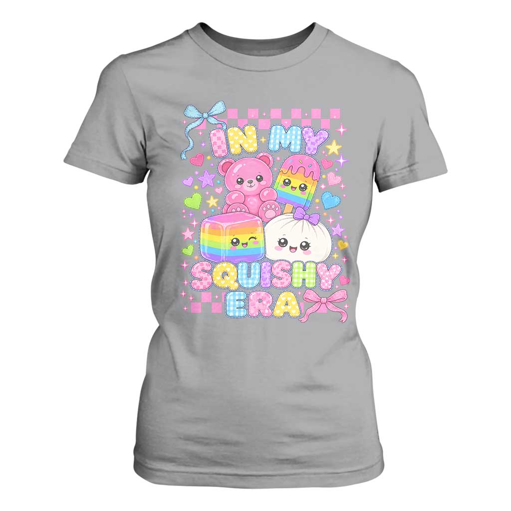 In My Squishy Era T Shirt For Women Cute Kawaii Pastel Dumpling Graphic