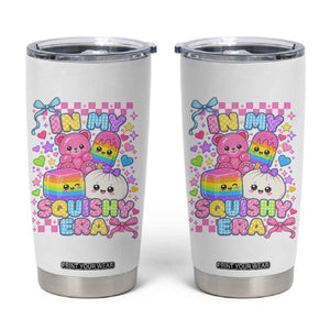 In My Squishy Era Tumbler Cup Cute Kawaii Pastel Dumpling Graphic