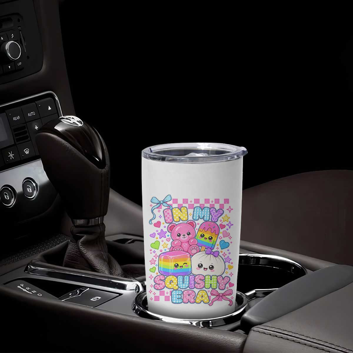 In My Squishy Era Tumbler Cup Cute Kawaii Pastel Dumpling Graphic