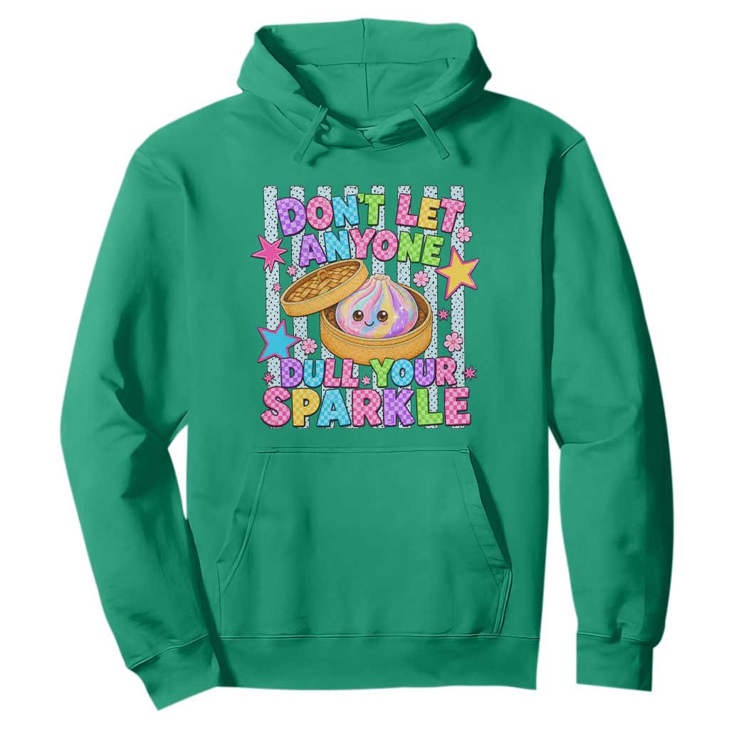 Squishy Lovers Hoodie Dont Let Anyone Dull Your Sparkle Cute Rainbow Dumpling Graphic