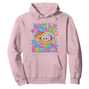 Squishy Lovers Hoodie Dont Let Anyone Dull Your Sparkle Cute Rainbow Dumpling Graphic