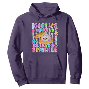 Squishy Lovers Hoodie Dont Let Anyone Dull Your Sparkle Cute Rainbow Dumpling Graphic