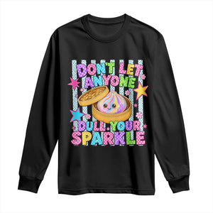 Squishy Lovers Long Sleeve Shirt Dont Let Anyone Dull Your Sparkle Cute Rainbow Dumpling Graphic