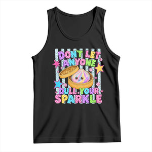 Squishy Lovers Tank Top Dont Let Anyone Dull Your Sparkle Cute Rainbow Dumpling Graphic