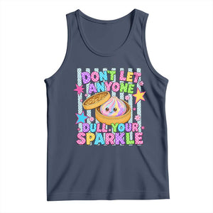 Squishy Lovers Tank Top Dont Let Anyone Dull Your Sparkle Cute Rainbow Dumpling Graphic