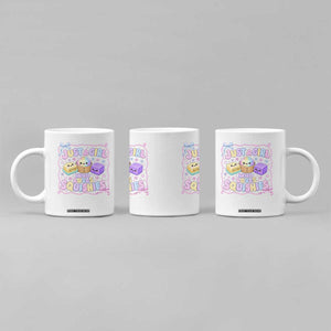 Just A Girl Who Loves Squishies Coffee Mug Squishy Lovers Kawaii Dumpling Graphic Coquette Bow Girls