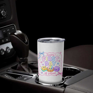 Happy First Day Of School Cute Kawaii Squishy Back To School Graphic Tumbler Cup