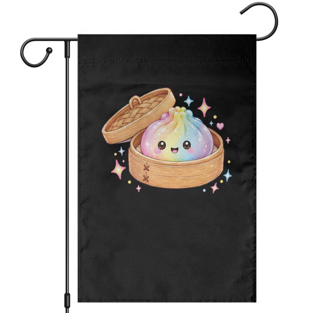 Cute Rainbow Dumpling Squishy Garden Flag Kawaii Graphic TS10 Black Print Your Wear