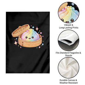 Cute Rainbow Dumpling Squishy Garden Flag Kawaii Graphic
